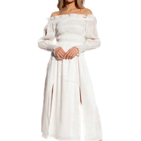 All Saints Dresses & Skirts - ALL SAINTS White Lary Dress Size 12